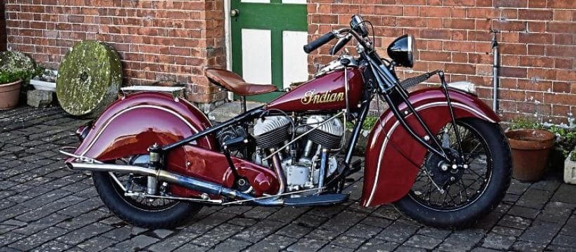 Classic motorcycles for sale in old bike mart shop